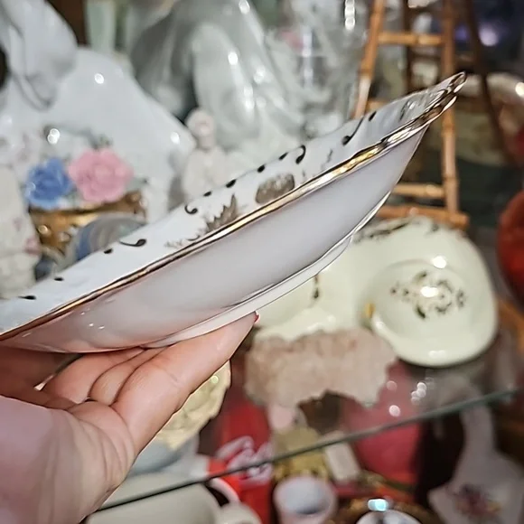 Hammersley & co Gold and whote small bowl - Picture 9 of 9